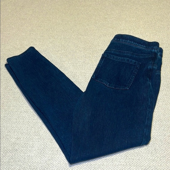 SPANX Navy Blue  Pull on Skinny Jeans.  Size Medium - Picture 1 of 12